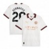 Manchester City Away Shirt 2023-24 with Bernardo 20,White