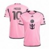 Men's adidas Lionel Messi Pink Inter Miami CF 2024 Player Jersey