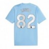 Manchester City Home Shirt 2023-24 with Lewis 82,Sky Blue