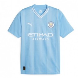 Manchester City Home Shirt 2023-24 with Mahrez 26,Sky Blue