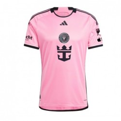 Men's adidas Lionel Messi Pink Inter Miami CF 2024 Player Jersey