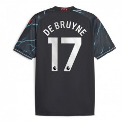 Kevin De Bruyne Manchester City 2023/24 Third Player Jersey-Navy