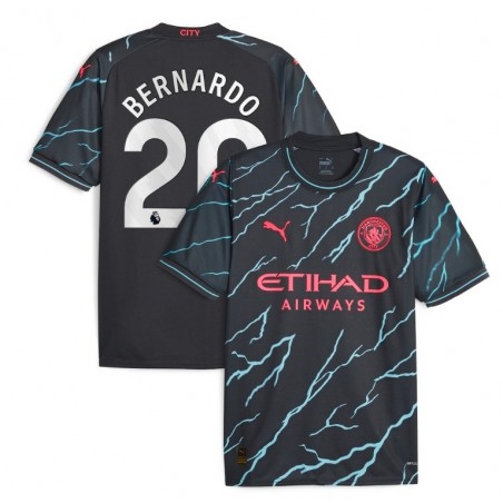 Bernardo Silva Manchester City 2023/24 Third Player Jersey-Navy