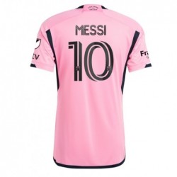 Men's adidas Lionel Messi Pink Inter Miami CF 2024 Player Jersey