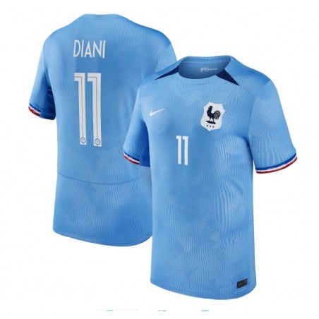 France Women Home Stadium Shirt 2023-24 with Diani 11,Blue