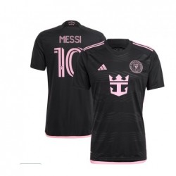 Men's adidas Lionel Messi Black Inter Miami Soccer Jersey 2024