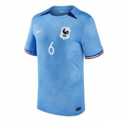 France Women Home Stadium Shirt 2023-24 with Henry 6,Blue