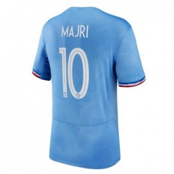 France Women Home Stadium Shirt 2023-24 with Majri 10,Blue