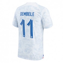 Ousmane Dembele France National Team 2022-23 Away Jersey - White