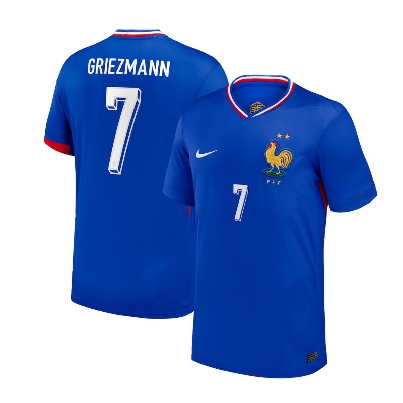 Antoine Griezmann France National Team 2024 Home Jersey - Blue