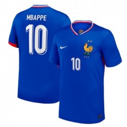 Kylian Mbappe France National Team 2024 Home Jersey - Blue