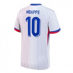 Kylian Mbappe France National Team 2024 Away Jersey - White