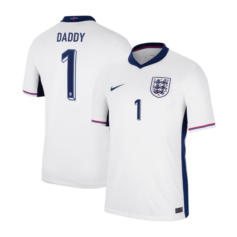 England Home Stadium Shirt 2024 with DADDY 1 printing - White