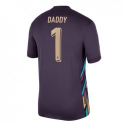 England Away Stadium Shirt 2024 with DADDY 1,Purple