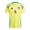 Sweden Home Shirt 2024 with Isak 9 printing - Yellow