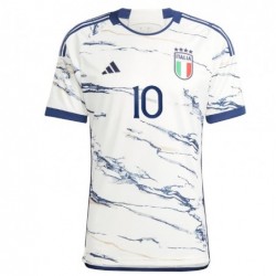 Lorenzo Insigne Italy National Team 2023 Away Jersey - White