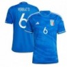 Marco Verratti Italy National Team 2023 Home Jersey - Blue