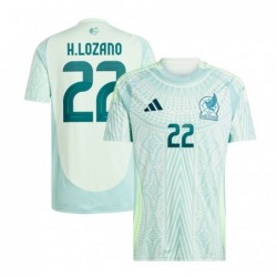 Hirving Lozano Mexico National Team 2024 Away Player Jersey - Green