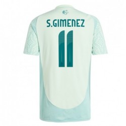 Santiago Giménez Mexico National Team 2024 Away Player Jersey - Green