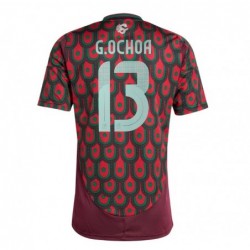 Guillermo Ochoa Mexico National Team 2024 Home Player Jersey - Burgundy