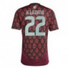 Hirving Lozano Mexico National Team 2024 Home Player Jersey - Burgundy