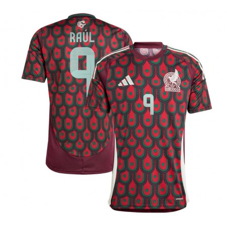 Raul Jimenez Mexico National Team 2024 Home Player Jersey - Burgundy