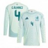 Edson Alvarez Mexico Team 2024 Away Player Long Sleeve Jersey - Green