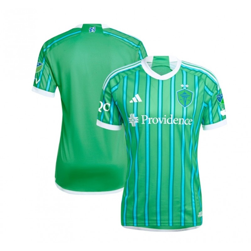 Men's adidas Green Seattle Sounders FC 2024 Soccer Jersey