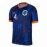 Netherlands Away Stadium Shirt 2024 with Virgil 4 printing - Blue