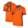 Frenkie de Jong Netherlands National Team 2024 Home Jersey - Orange