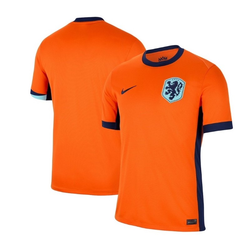 Netherlands National Team 2024 Home Blank Jersey - Orange