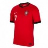 Cristiano Ronaldo Portugal National Team 2024 Home Jersey - Red