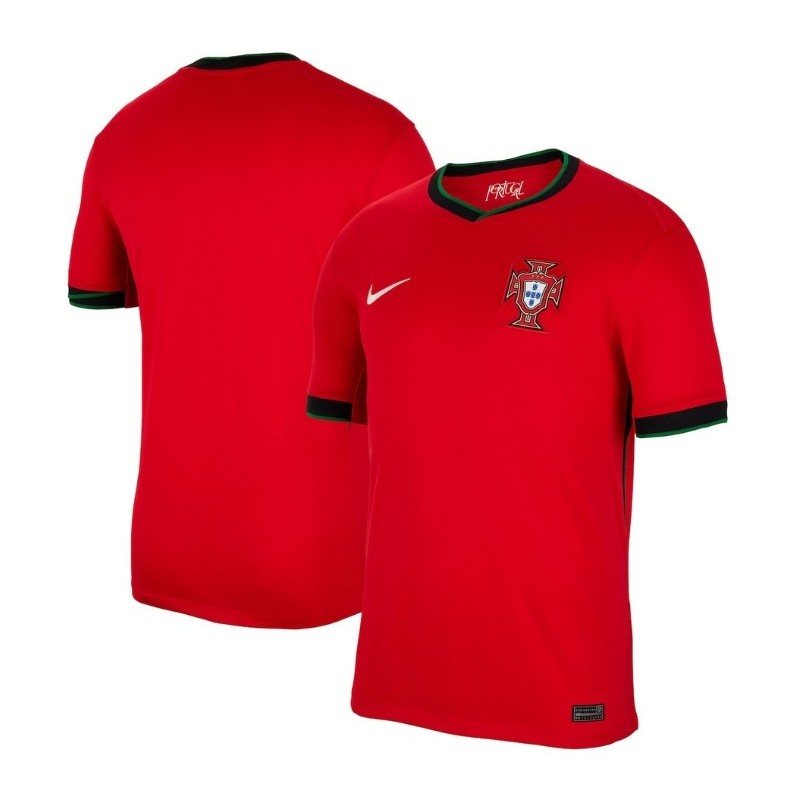 Portugal National Team 2024 Home Blank Jersey - Red