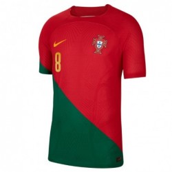 Bruno Fernandes Portugal Team 2022-23 Home Vapor Player Jersey - Red