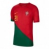 Diogo Jota Portugal Team 2022-23 Home Vapor Match Jersey - Red