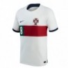 Bruno Fernandes Portugal Team 2022-23 Away Breathe Jersey - White