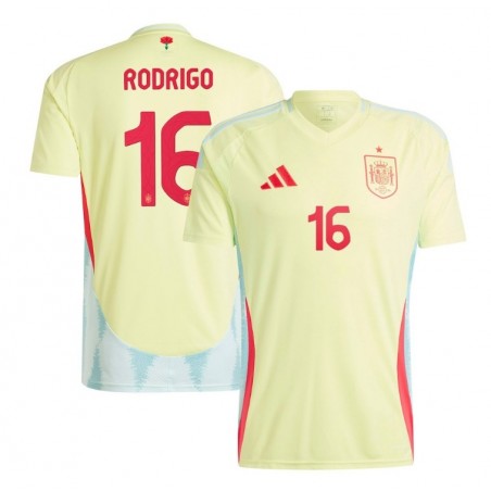 Rodrigo Spain National Team 2024 Away Jersey - Yellow