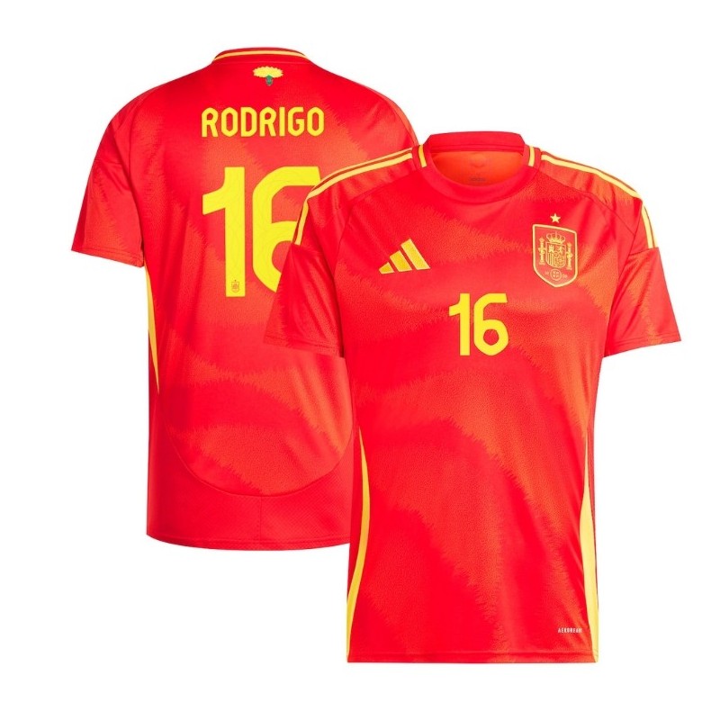 Rodrigo Spain National Team 2024 Home Jersey - Scarlet