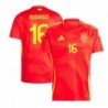 Rodrigo Spain National Team 2024 Home Jersey - Scarlet