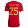 Ansu Fati Spain National Team 2022-23 Home Jersey - Red