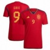 Gavi Spain National Team 2022-23 Home Jersey - Red