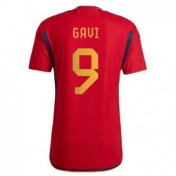 Gavi Spain National Team 2022-23 Home Jersey - Red