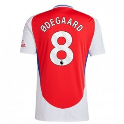 Arsenal Home Shirt 2024-25 with Ødegaard 8 printing - Red