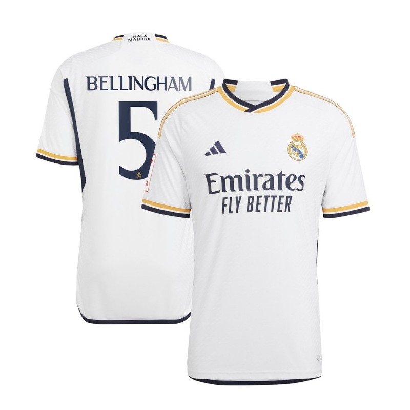 Jude Bellingham Real Madrid 2023/24 Home Jersey-White