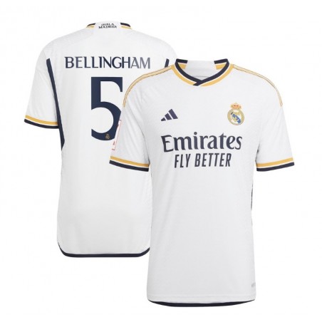 Jude Bellingham Real Madrid 2023/24 Home Jersey-White