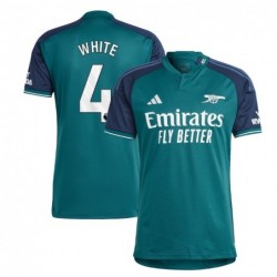 Arsenal Third Shirt 2023-24 with White 4 printing-Green