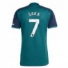 Arsenal Third Shirt 2023-24 with Saka 7 printing-Green