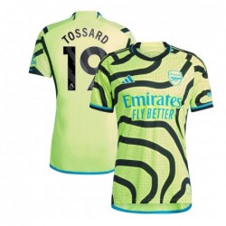 Arsenal Away Shirt 2023-24 with Trossard 19 printing-Yellow