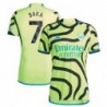 Arsenal Away Shirt 2023-24 with Saka 7 printing-Yellow