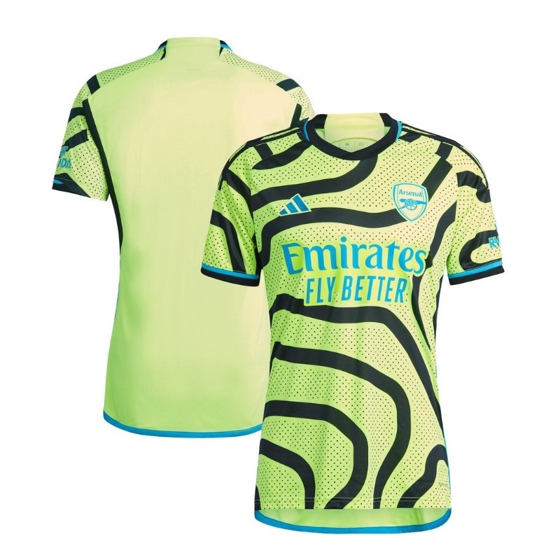 Arsenal Away Shirt 2023-24-Yellow